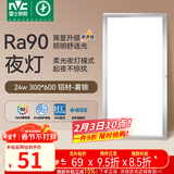 雷士（NVC）厨房灯集成吊顶铝扣板led吸顶300×600LED厨卫平板面板灯