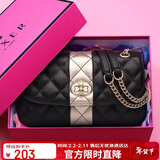 金狐狸（FOXER）牛皮女士包包女包大容量手提单肩包斜挎包生日情人节礼物送女友