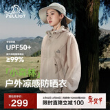 伯希和（Pelliot）[小森林]防晒衣男女同款防紫外线户外皮肤衣夏季外套 12421220灰M
