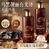 韩方五谷 何首乌洗发水乌黑白发非发根变黑发根治生姜侧柏叶洗头膏金榜第1