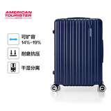 美旅行李箱28英寸拉杆箱可扩容旅行箱大容量密码箱学生薯条箱 79B蓝