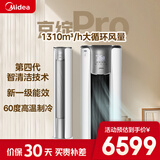 美的京绽Pro 3匹一级能效变频冷暖 客厅圆柱空调立式柜机 升级大风口 KFR-72LW/MJ1P