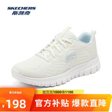 斯凯奇新年礼物男女鞋跑步鞋旅游鞋透气运动妈妈舒适健步鞋12615