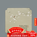 容山堂和幸麂皮绒茶巾吸水茶布禅意茶席抹布中式厚养壶巾功夫茶具配件 麂皮绒茶巾-落花诗