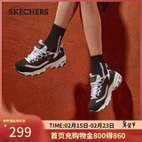 斯凯奇（Skechers）新年礼物女鞋冬季厚底老爹鞋百搭软底舒适外穿运动鞋11959