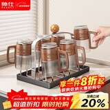 帅仕（shuaishi）不锈钢沥水杯架子置物架玻璃杯架倒挂茶杯红酒杯架客厅杯子架托盘