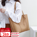 viney牛皮包包女包大容量托特包单肩包手提包生日礼物高级感送女友老婆