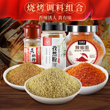 川珍佐食光烧烤调料组合3瓶206g四川一级花椒粉辣椒面新疆孜然粉