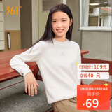 361°卫衣女秋冬季加绒外套运动休闲圆领长袖套头衫上衣662344801D-1