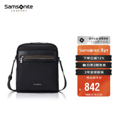新秀丽（Samsonite）单肩包商务牛皮斜挎包男士胸包腰包大容量新年情人节礼物 45Q