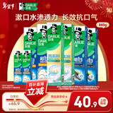 好来(原黑人)热销榜双重薄荷2合1超白去烟渍去口气美白牙膏880g