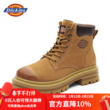 Dickies男士马丁靴高帮时尚男靴工装靴情侣靴男 土黄 45-男款