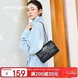 红蜻蜓（RED DRAGONFLY）包包女包斜挎单肩包牛皮轻奢小方包送女友情人节新年生日礼物