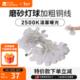牧高笛（MOBIGARDEN）串灯 户外露营加长铜线串灯生日聚会庭院LED氛围灯 USB版-水晶气泡灯球