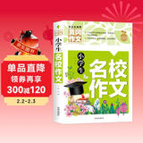 小学生名校作文（黄冈作文）小学生3-6年级课外阅读 作文一本全搞定 轻松写出好作文 三四五六年级作文素材辅导书