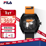斐乐（FILA）手表男女中性老爹风潮流运动腕表学生硅胶手表 FLM38-6105-003