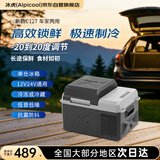 冰虎（Alpicool）压缩机制冷2025新款C12车家两用冷冻冷藏户外速冻迷你小冰箱