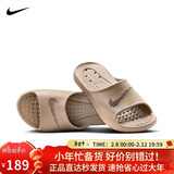 耐克（NIKE）男子运动拖鞋VICTORI ONE 运动鞋 CZ5478-200 棕色  41