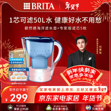 碧然德（BRITA）过滤净水器 家用滤水壶 净水壶 海洋系列 3.5L（蓝）+专家版滤芯5枚 环保加固包装