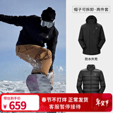 骆驼（CAMEL）三防冲锋衣户外登山服防风防水防污三合一运动外套 AD12263514Y,羽绒内胆幻影黑男女 L