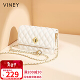 viney包包女包牛皮链条包轻奢百搭单肩斜挎包生日情人节礼物送女友老婆