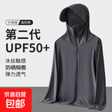 【换季穿衣】春秋男女款超薄透气遮阳薄外套室外骑行防风防晒保暖 深灰【防晒衣帽檐款】 5XL 建议180-200斤
