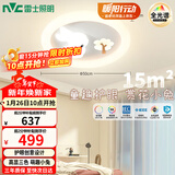 雷士（NVC）LED照明吸顶灯儿童灯卧室高显照明氛围装饰童趣小兔赏花