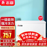 志高（CHIGO）小冰柜家用冷冻小型一级节能省电迷你卧式冷藏保鲜储母乳冷柜 【一级能效 全国联保】 248L 单温单门