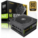 安钛克 Antec NE850金牌全模组/全日系电解电容/配Pcle16Pin电源线/风扇启停/电脑主机电源850W