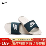 耐克NIKE休闲鞋男子一字拖鞋VICTORI休闲鞋CN9675-403海蓝42.5