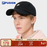 FILA FUSION斐乐潮牌情侣款棒球帽2025秋季休闲遮阳帽运动帽