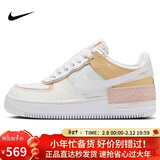 耐克NIKE板鞋女空军一号 AIR FORCE 1运动鞋CK3172-002白38.5