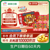伊利【新鲜日期】纯牛奶250ml*21盒 优质乳蛋白 年货财神装普通装混发