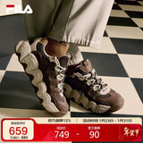 FILA 斐乐官方男鞋可颂面包鞋老爹鞋运动鞋2025年厚底休闲鞋