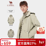 骆驼（CAMEL）户外羽绒冲锋衣男女三合一可拆卸滑雪服户外旅游外套 A9W21a8127
