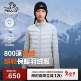 伯希和（Pelliot）轻薄排骨羽绒服女冬季800蓬鹅绒保暖外套冲锋衣内胆12340822蓝L