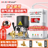 大九卫燃气报警器 液化气罐饭店家用厨房商用煤气泄漏自动切断安全阀 新国标报警器+通用钢瓶机械手