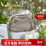 莱夫斜挎包女时尚小花挂饰枕头包轻便百搭休闲单肩包新年情人节礼物