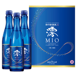 松竹梅白壁藏澪 清酒 300mL*3 礼盒装 MIO气泡清酒 日本