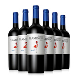 帕斯蒙火烈鸟 智利原瓶进口红酒整箱 梅洛/美乐Merlot干红葡萄酒一箱6支*750ml