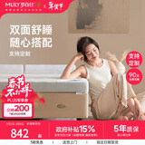 梦百合（MLILY）舒梦零压记忆棉单人床垫床褥子1.8x2m软垫加厚榻榻米可定制薄垫 舒梦0压薄垫|双面可睡 135*190*6cm【单人床 5年质保】
