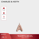 CHARLES&KEITH情人节个性字母吊坠挂坠生日礼物情人节礼物送女友CK5-72120241-A A 1个