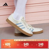 adidas「T头鞋」VL COURT 2.0复古休闲板鞋德训鞋阿迪达斯轻运动   汉玉白/蓝色/金色 (推荐女生买小半码)   36.5