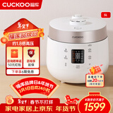福库（CUCKOO）电饭煲韩国原装进口家用电饭锅多功能高压无压切换智能预约双压不粘内胆电饭煲 CRP-ST1011FW 5L