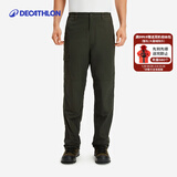 迪卡侬（DECATHLON）户外运动时尚休闲裤长裤工装男秋摇粒绒抓绒加绒保暖裤SOL 摇粒绒内里 - 低调绿 S