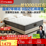 芝华仕床垫D026明星垫2cm记忆棉独袋弹簧席梦思家用卧室1.8x2米适中偏软