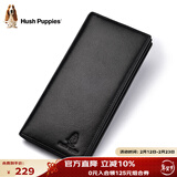 暇步士（Hush Puppies）男士钱包真皮休闲钱包长款钱包多卡位钱夹新年礼物送男友实用