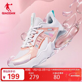 乔丹QIAODAN运动鞋女鞋北冥2.0气垫鞋缓震透气跑步鞋女