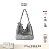 ECODAY包包女原创设计经典编织包大容量托特包通勤包轻奢单肩包生日礼物