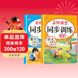 一年级下册同步训练套装语文+数学（共2本）人教部编版 随堂练习册课课练作业本 送试卷